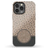 Spotted Dots Personalized Monogram iPhone Case